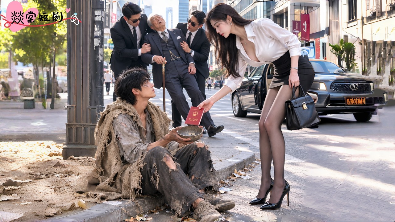 美女總裁堅持要嫁給路邊髒兮兮的乞丐，氣的首富爺爺當場昏厥，殊不知小夥竟是偽裝的千億首富考驗真愛！轉身恢復真實身分豪擲千億家產迎娶美女總裁，讓她坐穩總裁寶座改變人生！#撿個乞丐回家寵