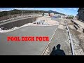 Pool Deck Pour 1/2