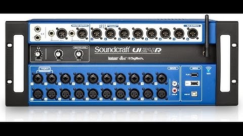 Soundcraft Ui24R Tutorial Snap shots, shows, presets