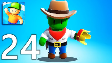 Stumble Guy‪s‬ - Gameplay Walkthrough Part 24 - Stumble Pass and Crown Win (iOS, Android)