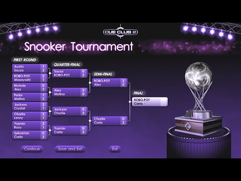 Cue Club 2, Snooker Tournament