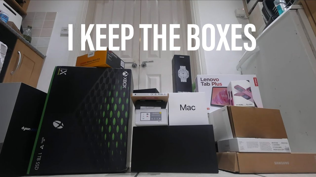 I keep all my tech boxes - ASMR - YouTube