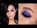 New Years Makeup - Rhinestone Eyes & Nude Lip | Bailey Sarian