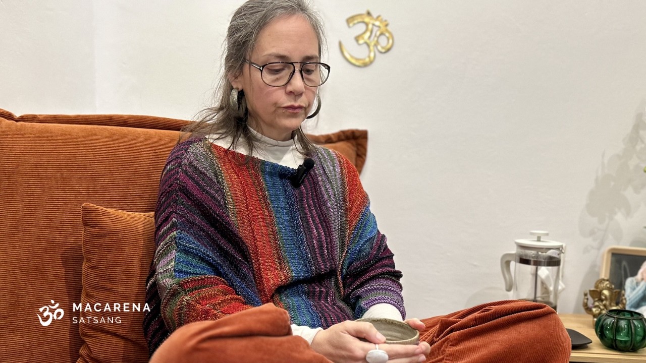 Satsang con Macarena. 