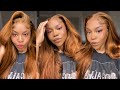 The Perfect Auburn Ginger Hair color & Beginner Friendly Install | UNICE Hair