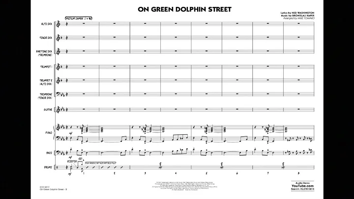On Green Dolphin Street arranged by Mike Tomaro