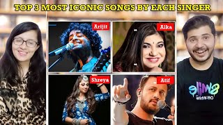 Couple Reaction on Top 3 Most Iconic Songs By Each Singers