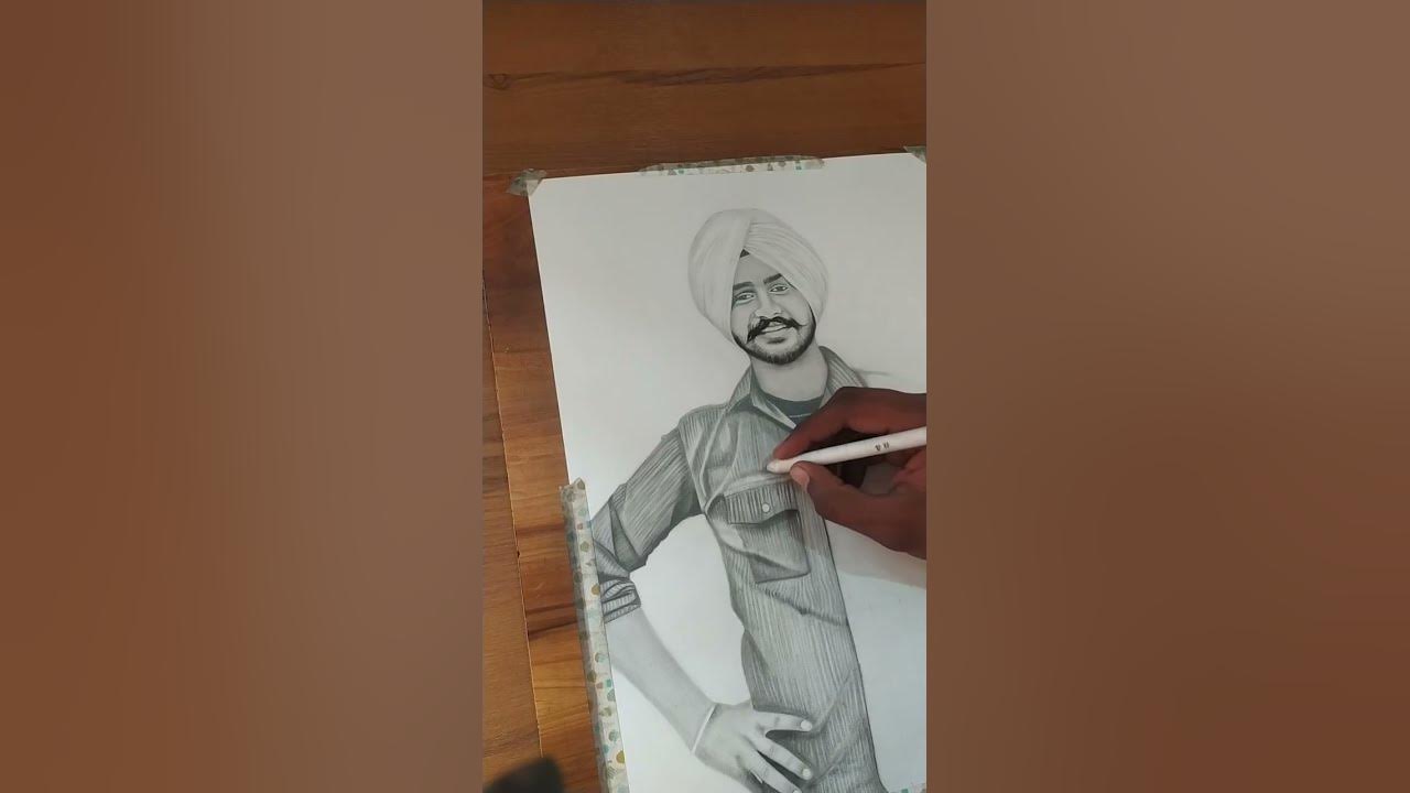 A3 Size Portrait#drawing #art - YouTube