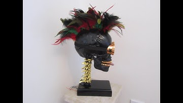 LED Human Skull Lamp Neopixel (Not Yet Finished) 3D Printed - Arduino Skull