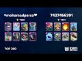 Mohamadparsa vs 7427466391 top 200