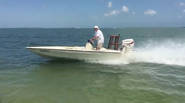 Tango Skiff at Ransom Island, Aransas Pass Texas