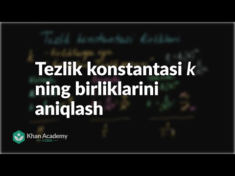 Video: KM ning birliklari nima?