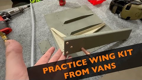 Building Vans Practice Wing Kit In Preparation For The RV-10