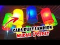 CARA MEMBUAT LAMPION SEDERHANA DAN MUDAH