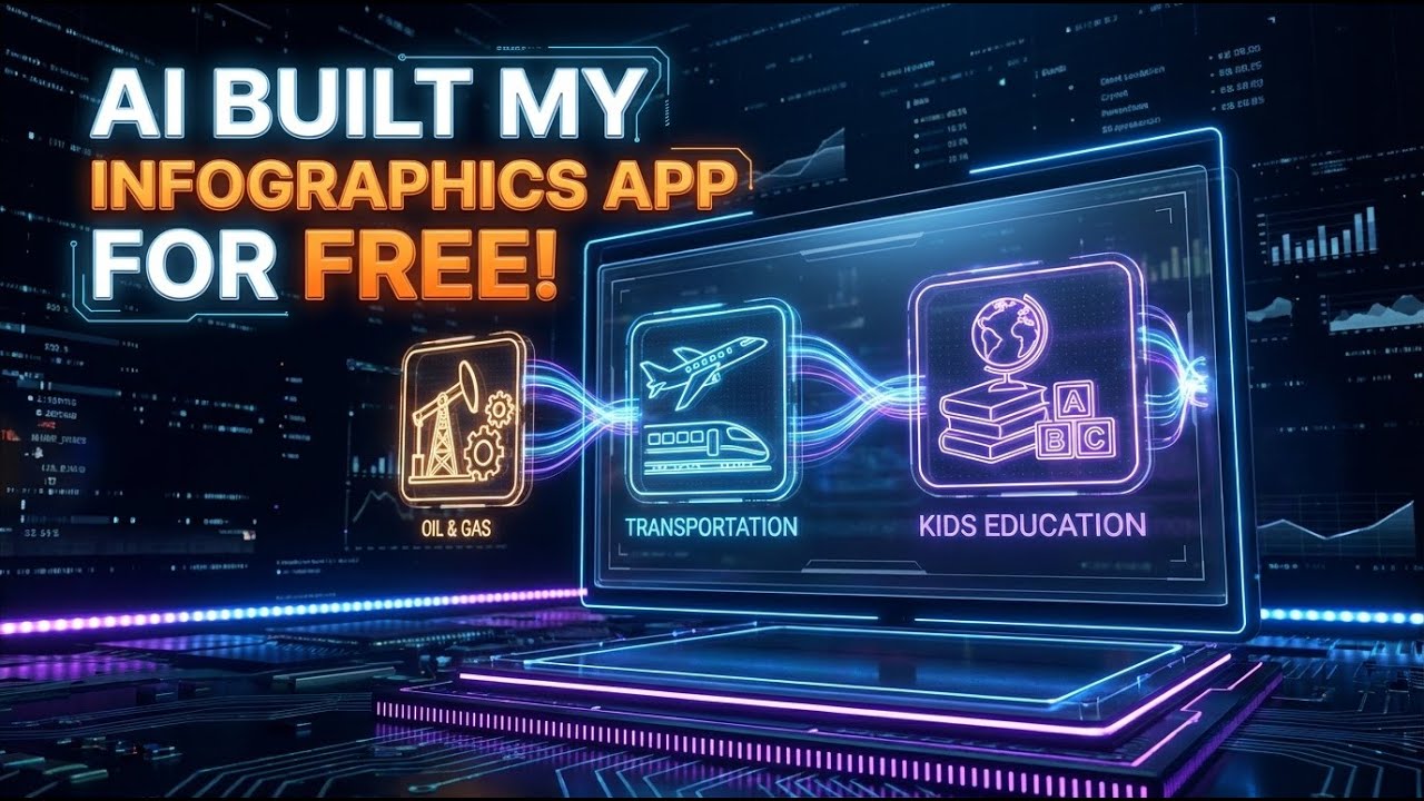 I Built an Infographics App for FREE in Google AI Studio!