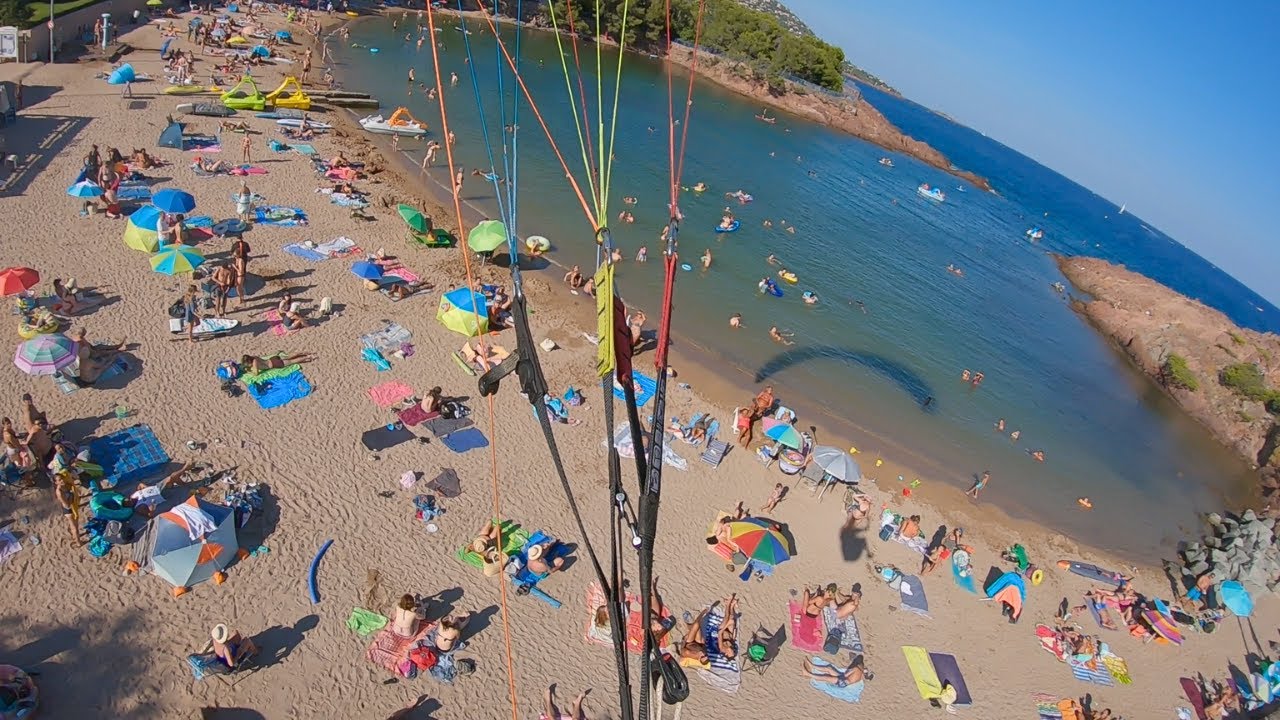 PARAGLIDING LANDING On A Beach Full Of People | *DO NOT ATTEMPT*