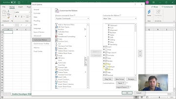 How to Enable the Developer Tab on MS Excel