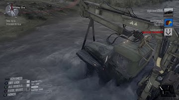 Spintires: Mudrunner winch convoy