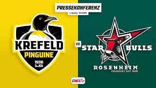 Pressekonferenz 5. Spieltag | Krefeld Pinguine - Starbulls Rosenheim
