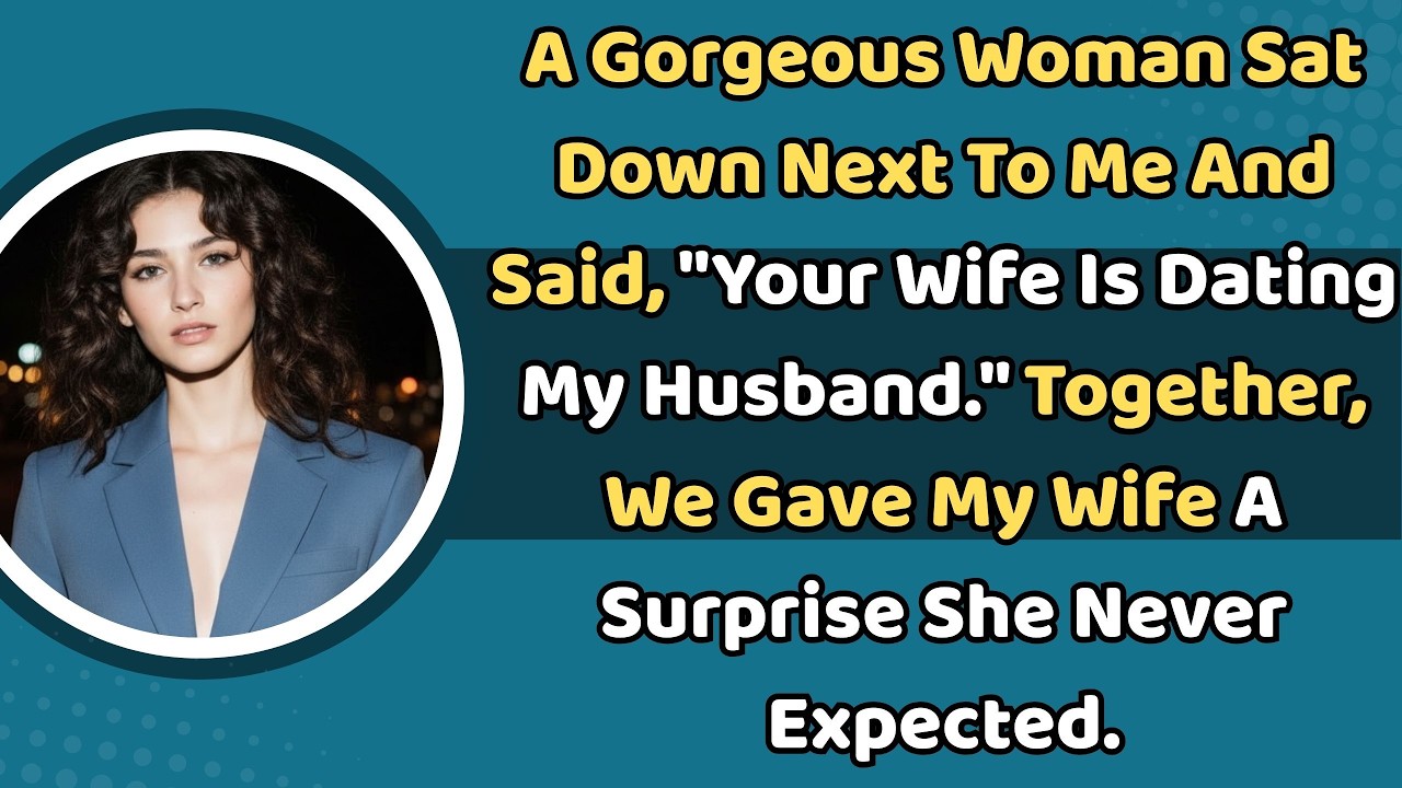 A Gorgeous Woman Sat Down Next To Me And Said, “Your Wife Is Dating My…