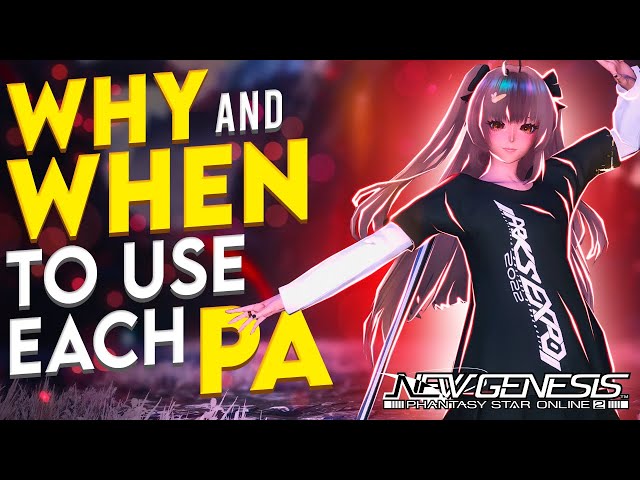 【PSO2NGS】WHY AND WHEN TO USE HUNTER PAs class=