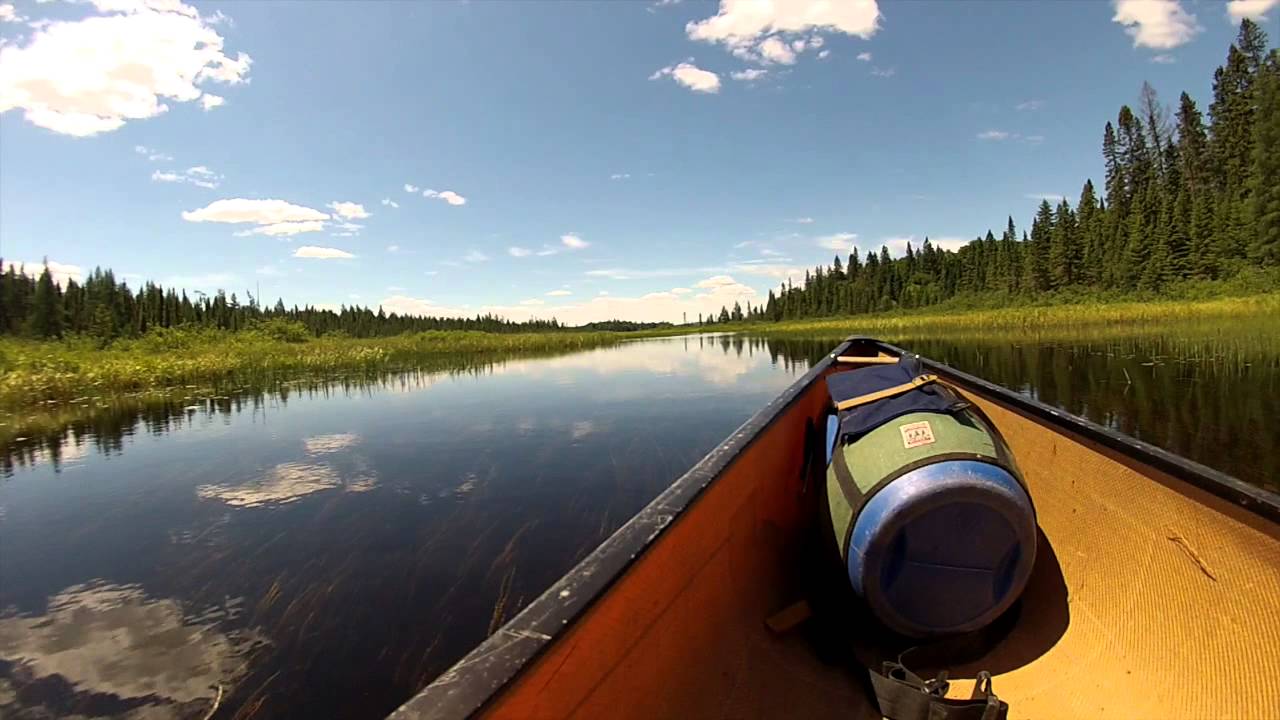 Solo Canoe Trip - Algonquin Provincial Park - YouTube