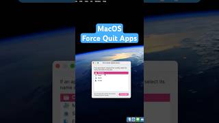 Force Quit Unresponding Apps on macOS #macos #apple