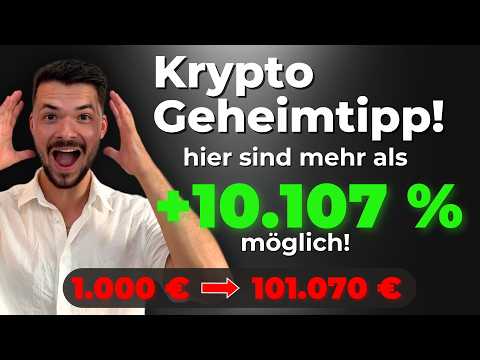 Krypto Geheimtipp - Dieser Coin kann über 10.107 % steigen! 💰