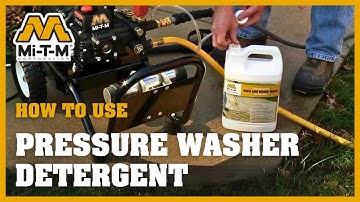 How To Use Detergent For Your Pressure Washer