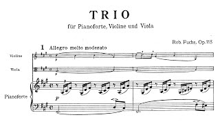 Robert Fuchs - Piano Trio No.3, in F♯ minor