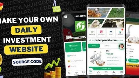 *Make your own Powerbank Daily Investment Website || Full Setup video with Source Code*