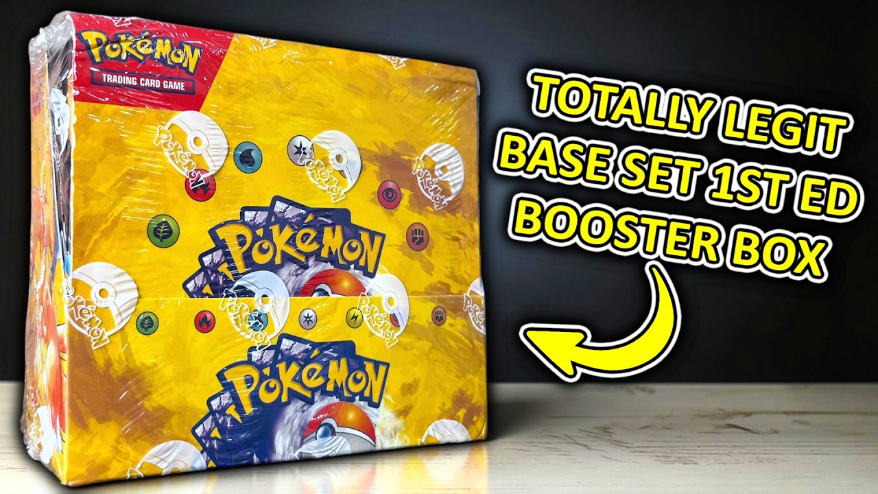 fake base set booster box I Bought a FAKE Base Set Booster Box