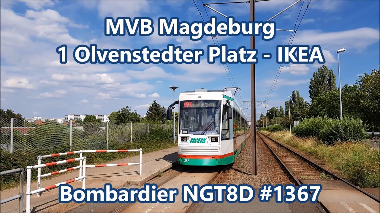 MVB Magdeburg - Linie 1, Alstom NGT8D #1367