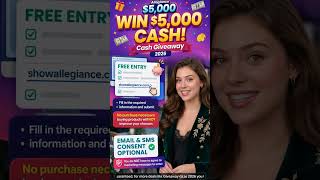 Allegiance $5,000 Cash Giveaway 2026 | Enter Free #freebies #giveaway #sweepstakes