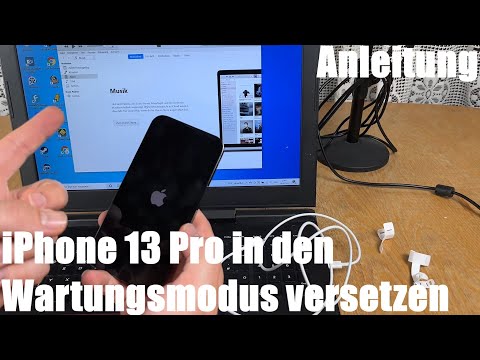 Apple iPhone 13 Pro in den Wartungsmodus (DFU) versetzen b. Funktionsverlust Not Reset Anleitung