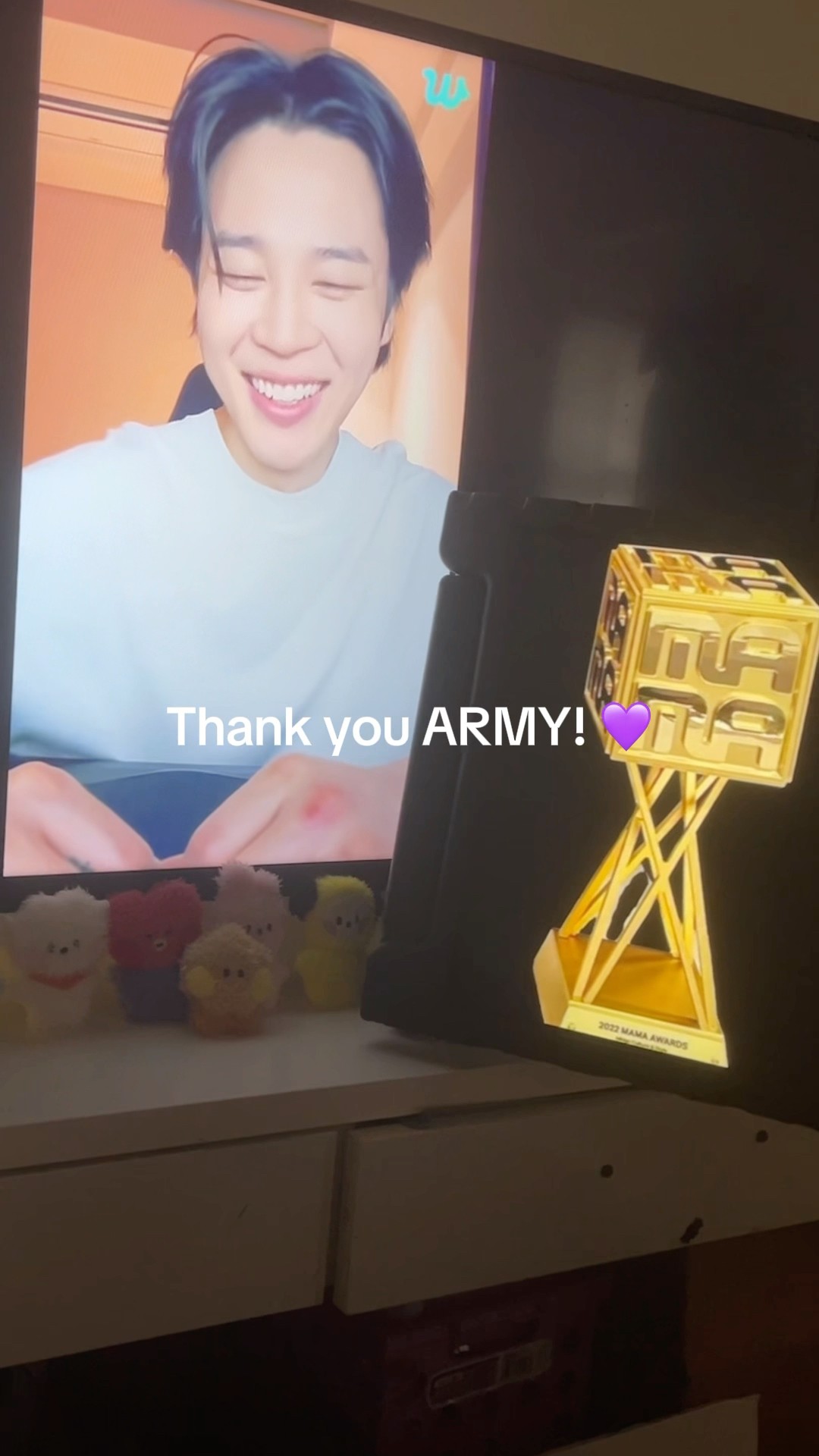 Jimin won for BTS! ?✨ #jimin #bts #fyp #btsarmy #mamaaward2024