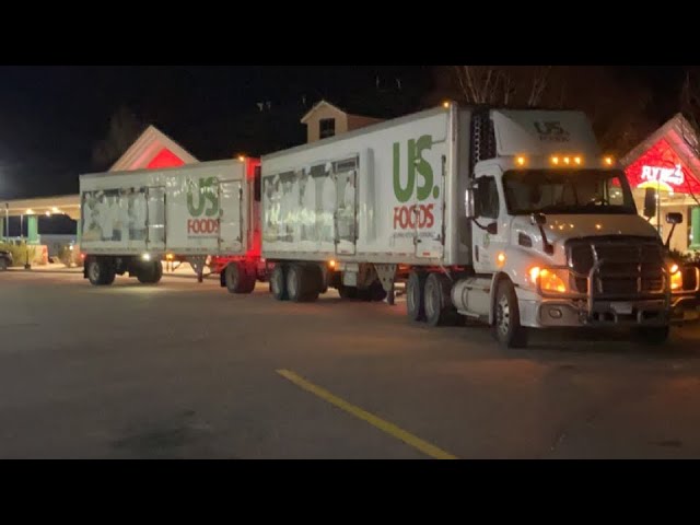 A Day In The Life of a US FOODS Delivery Driver-Local Trucking 