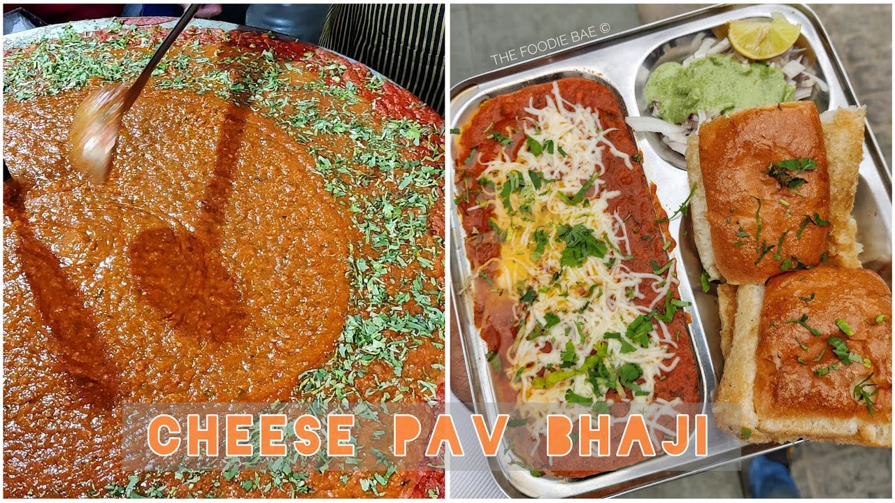 BEST CHEESE PAV BHAJI IN DELHI| Street Food Delhi |