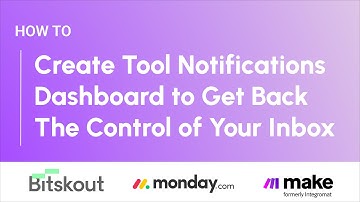 How to Create a Tool Notifications Dashboard with monday.com and make.com to Get Your Inbox Back