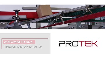 PROTEK | Automated box transport and rotation (twist) system
