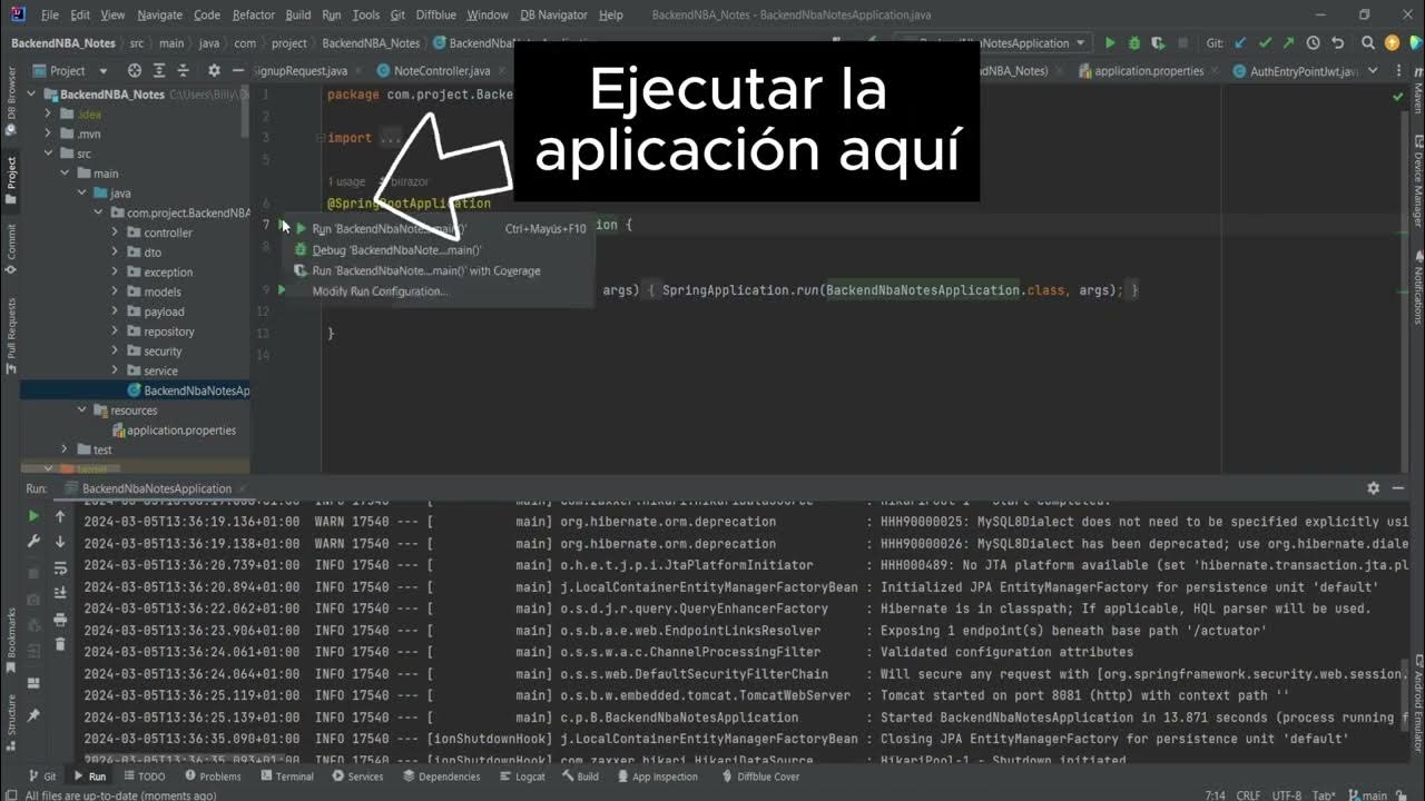 Abrir proyecto Spring Boot - Android Studio - YouTube