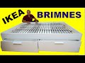 IKEA BRIMNES Bed frame with storage, Standard Double assembly instructions