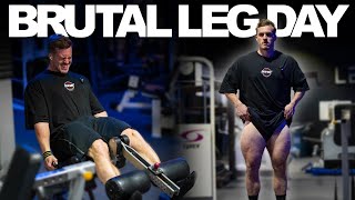 NATURAL PRO HITS A BRUTAL LEG DAY / LEAN INTO THE PAIN