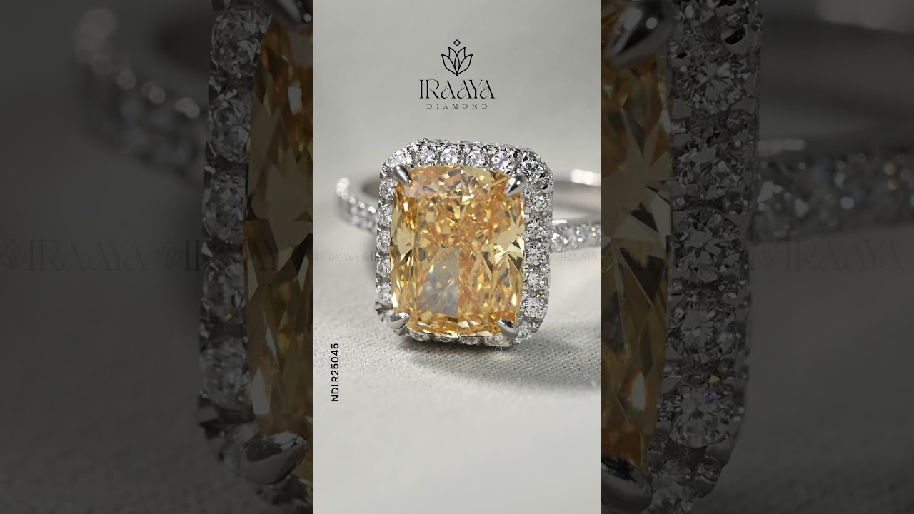 A Statement in Simplicity | Yellow Diamond Ring by IRAAYA