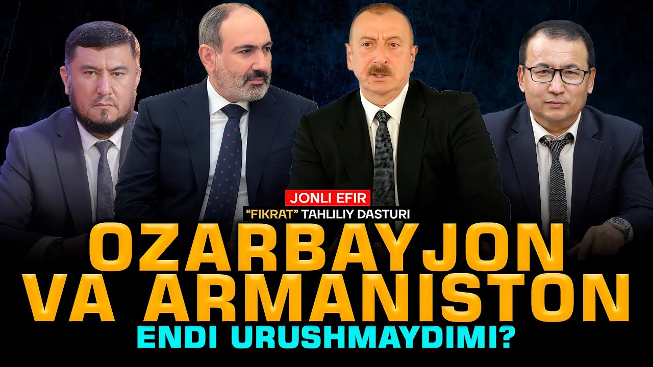 🔴“Tinchlik shartnomasi” matni eʼlon qilindi. Ozarbayjon va Armaniston endi urushmaydimi? #fikratuz