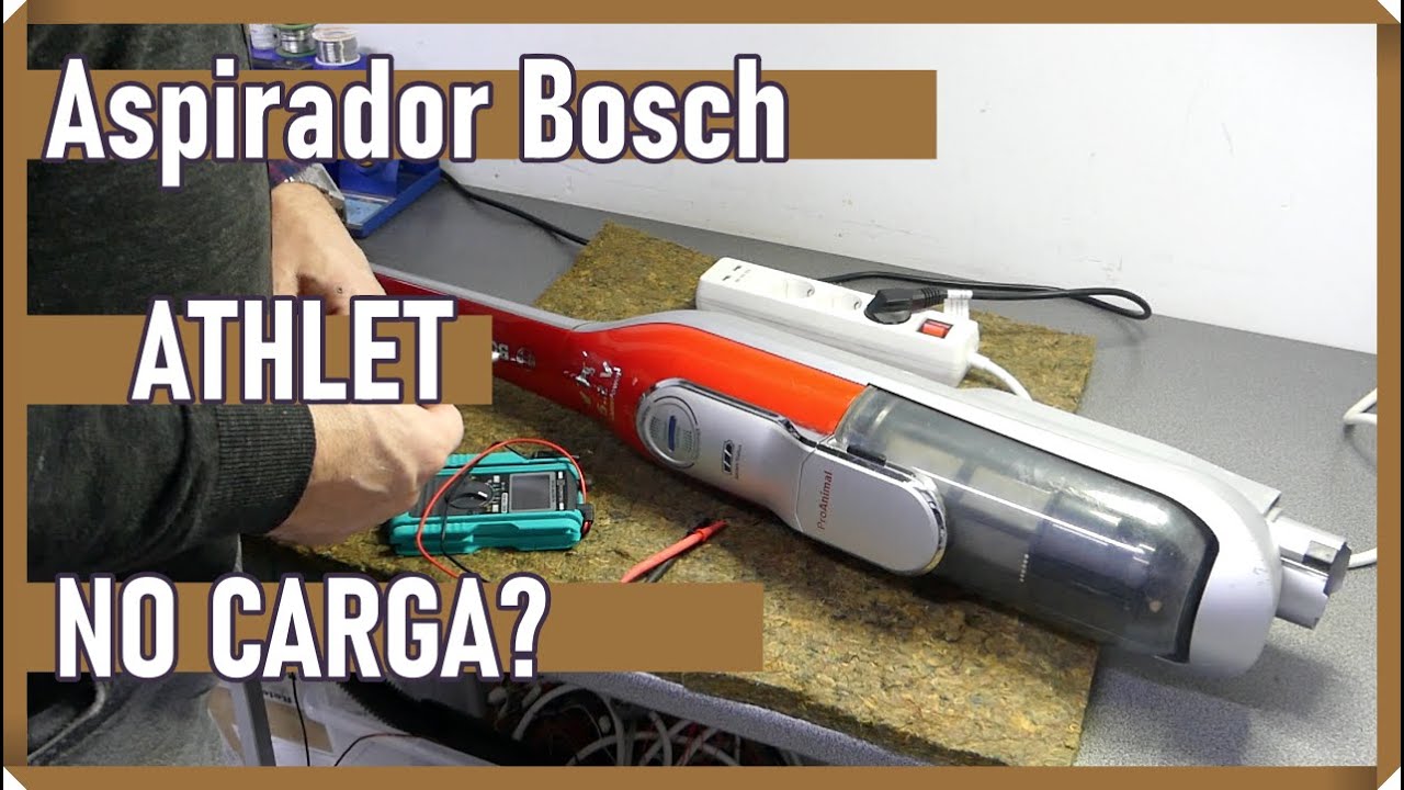 Aspirador Athlet de Bosch, no carga. Athlet Vacuum Cleaner from Bosch