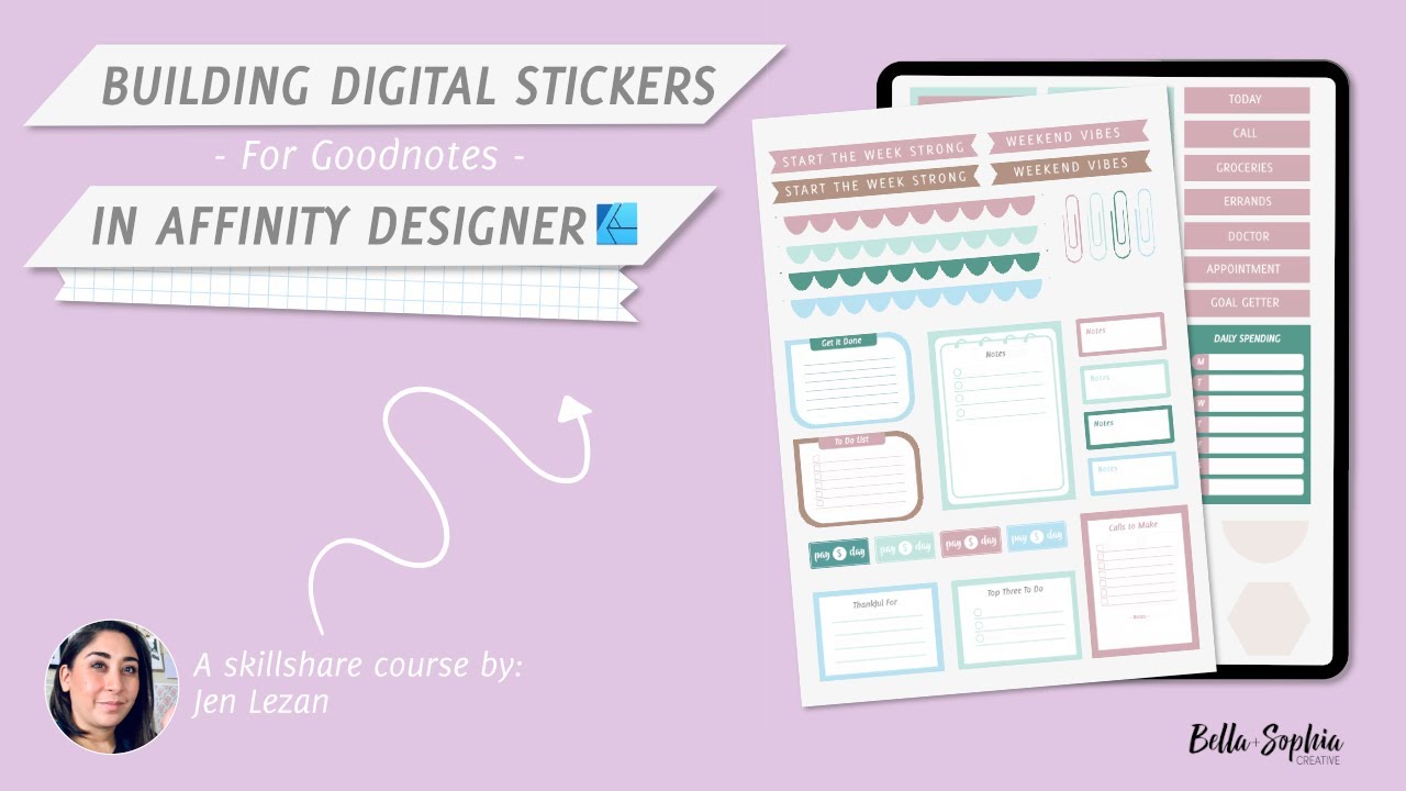 WORKSHOP: CREATE & SELL A STICKERBOOK FOR GOODNOTES – Online