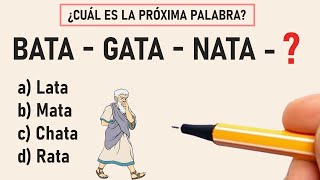 5 PREGUNTAS DE RAZONAMIENTO LÓGICO  Nivel 1  Profesor Bruno Colmenares