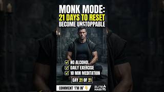 Can You Survive Monk Mode? 🧘‍♂️ #EliteHabits