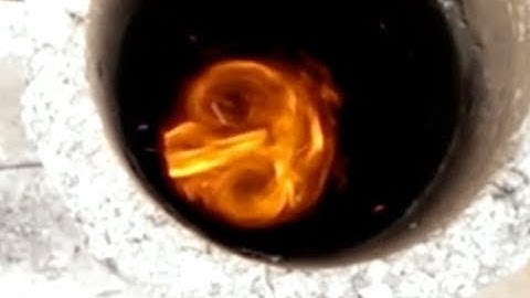 Rocket Mass Heater Batchbox First Test Burn From Cold